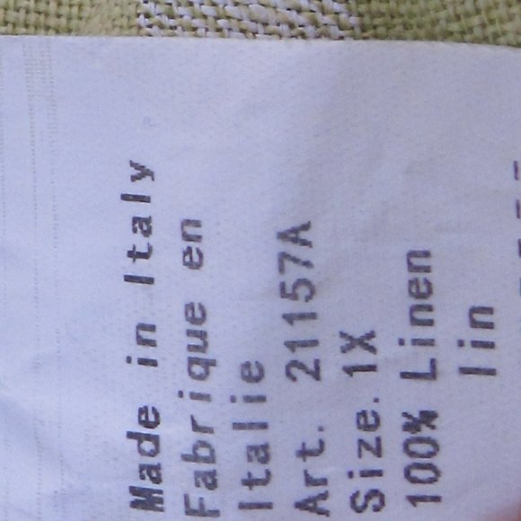 Chartreuse Green Pure Linen Midi Shirtdress - Picture 3 of 3